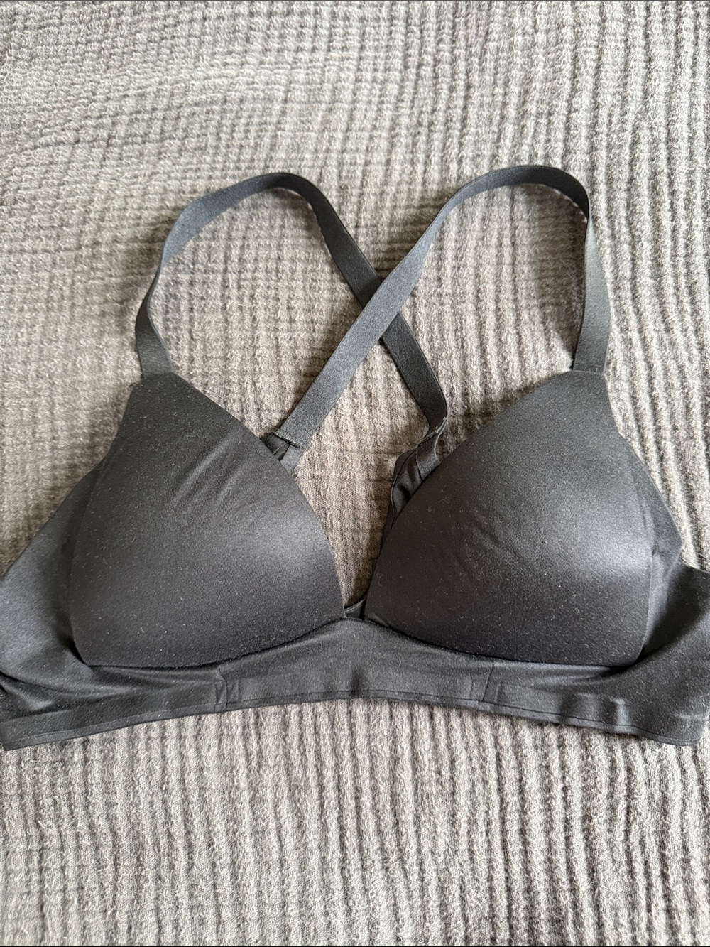 aerie Black Wireless Light Support Bra
